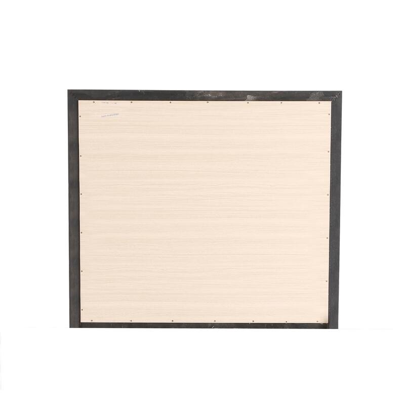 Wooden Rectangular Framed Dresser Wall Mirror - 39" - Black