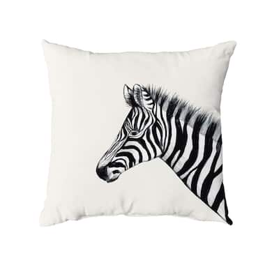 Zebra Throw Pillow