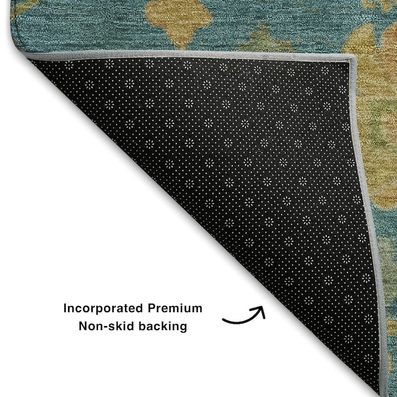 Premium Washable Super Soft Farmhouse Traditional Mayfield Rug