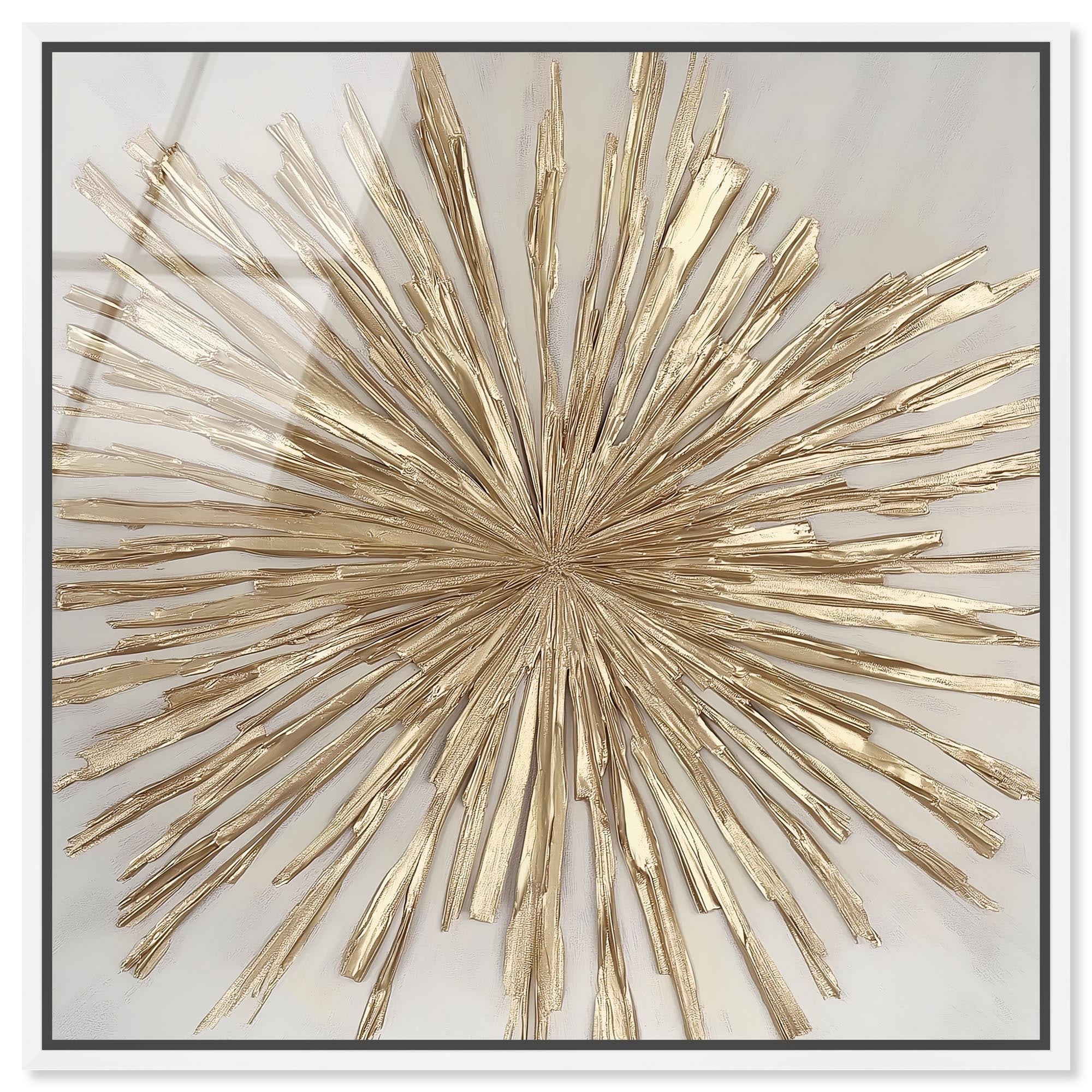 Golden Zenith Nature Framed High-Gloss Acrylic Wall Art by Art Remedy