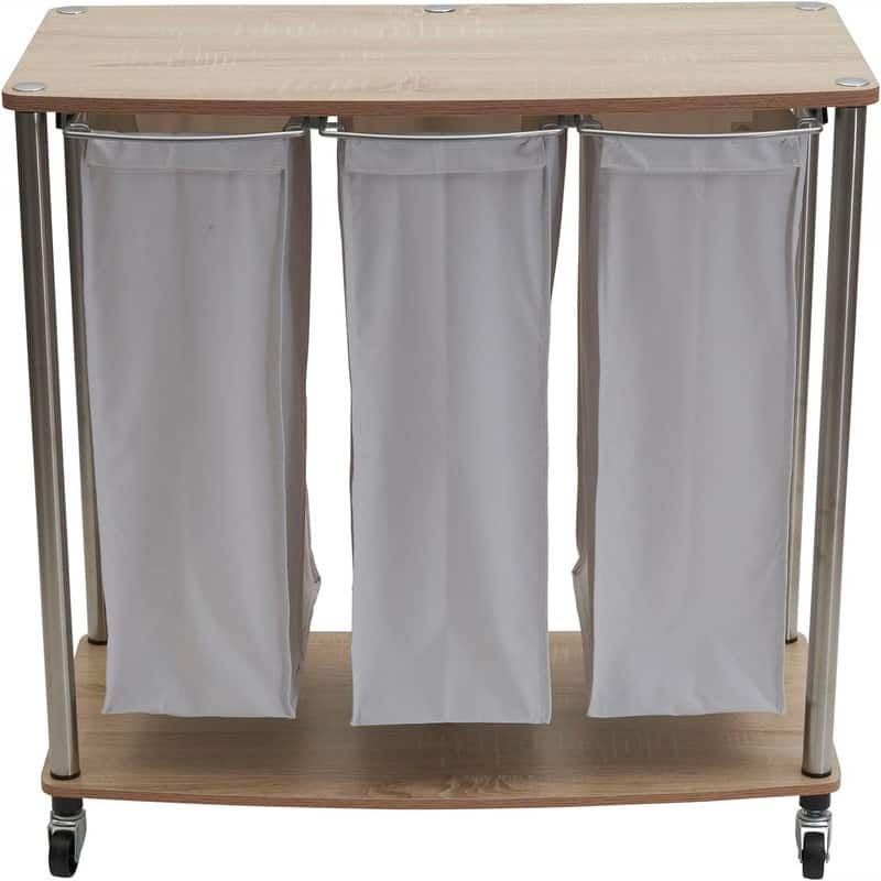 Laundry Basket with Wheels - 31.5"L x 17.32"W x 31.5"H