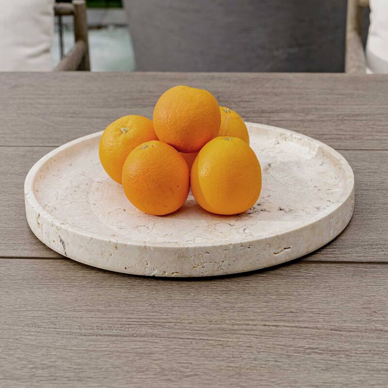 Uttermost Travessa Outdoor Round Stone Tray