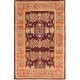 preview thumbnail 10 of 37, SAFAVIEH Handmade Bergama Alexina Oriental Hand-spun Wool Rug 8' Round - Red/Rust - Round