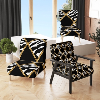 Zebra print accent chair best sale