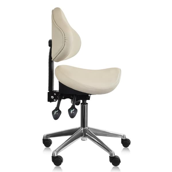 2xhome Adjustable Black Firm Saddle Stool Tilt Chair With Wheels Salon Dental Hygienist Rolling Dentist Clinical Hospital Lab On Sale Overstock 30143290