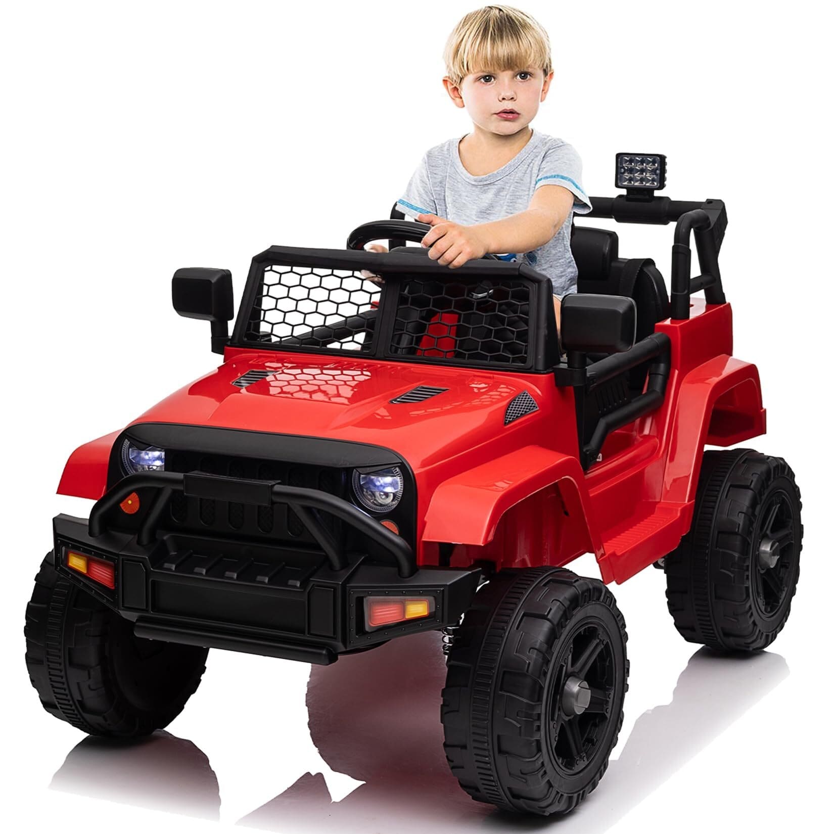 Jeep Power Wheels with Remote Control, Car Ride on Toys for Kids