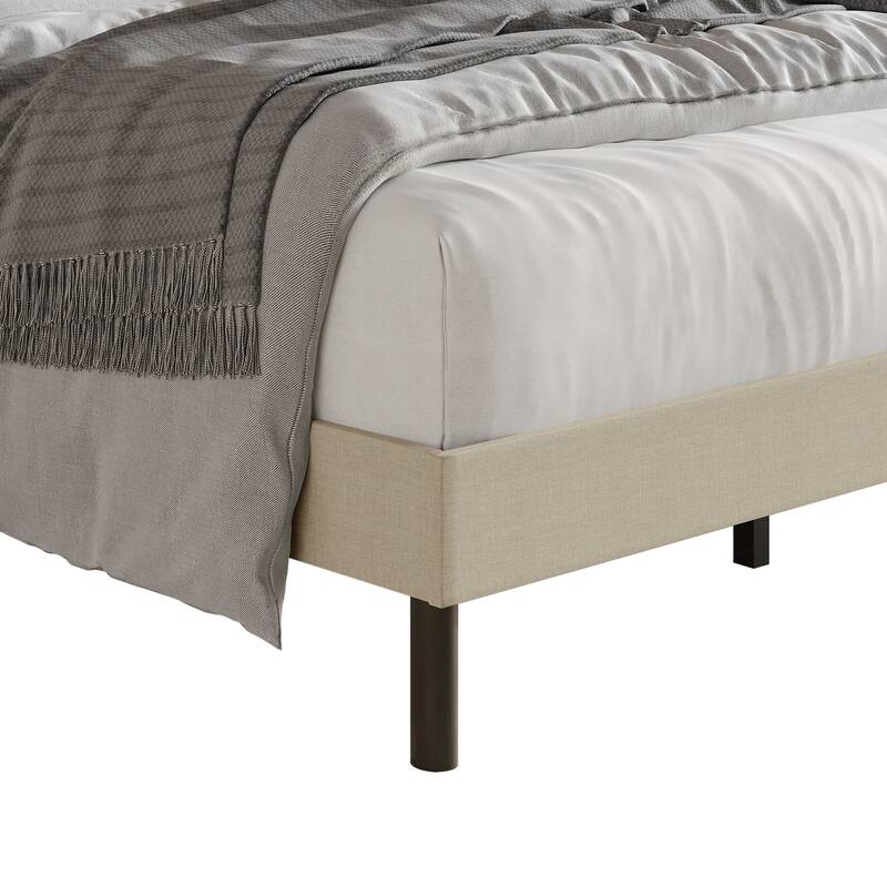 Oregon Twin Button-Tufted Upholstered Wingback Panel Bed