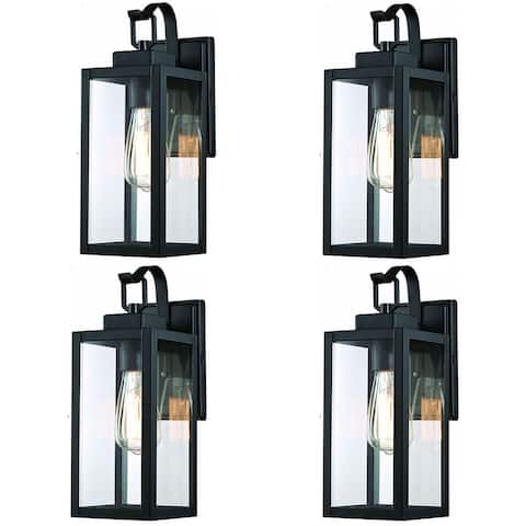 4 Pack 1-Light Outdoor Wall Sconce - 5"x6.7"x13.78"