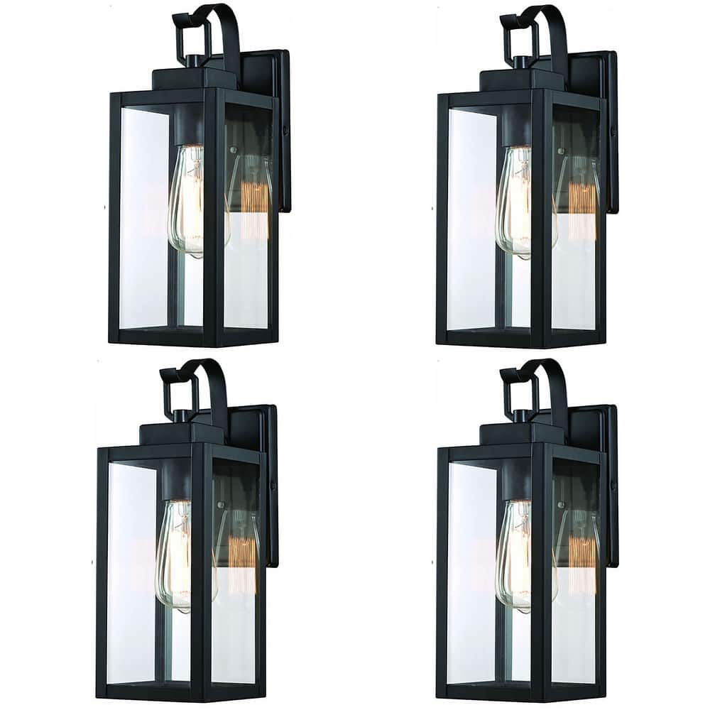 4 Pack 1-Light Outdoor Wall Sconce
