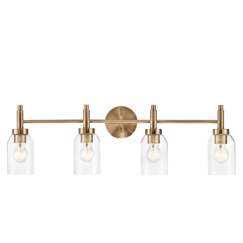 Kichler Lighting Madden Bathroom Vanity Light with Clear Glass