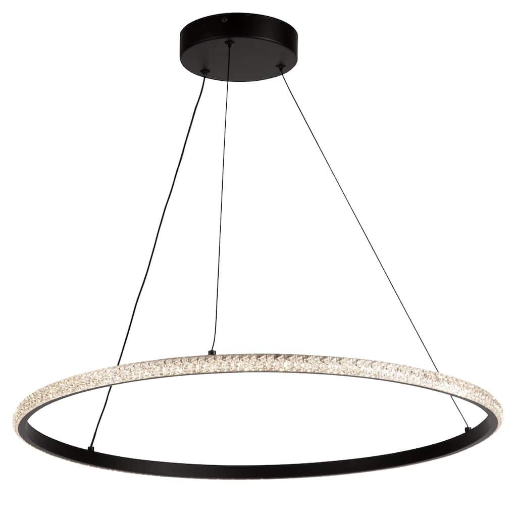 Nova 30W LED Pendant Black