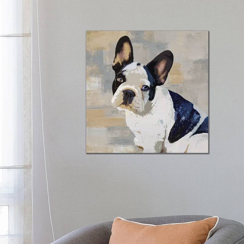iCanvas "French Bulldog" by Keri Rodgers Canvas Print - 26x26x1.5