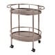 preview thumbnail 11 of 13, Lifestorey Devin Oval Metal Bar Cart