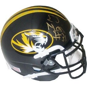 Shop Ej Gaines Signed Missouri Tigers Authentic Schutt Mini Helmet