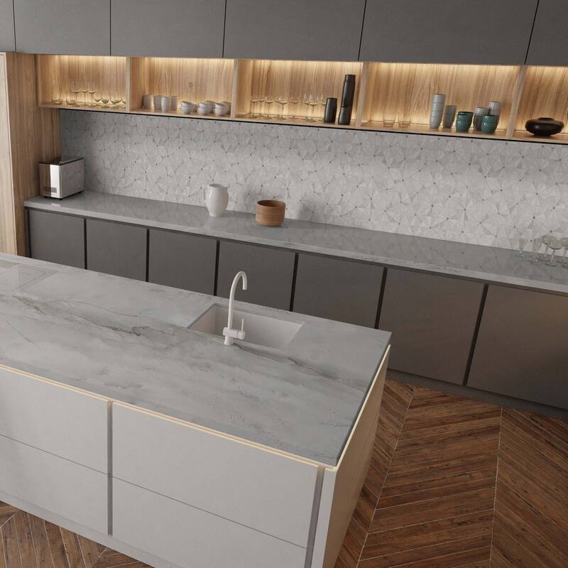 Ackland AKM-SM-AR12X10PLX-CA Artemis - 10" x 12" Metal and Stone