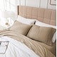preview thumbnail 51 of 101, Vilano 21-inch Extra Deep Pocket 4-Piece Bed Sheet Set with Pleated Hem