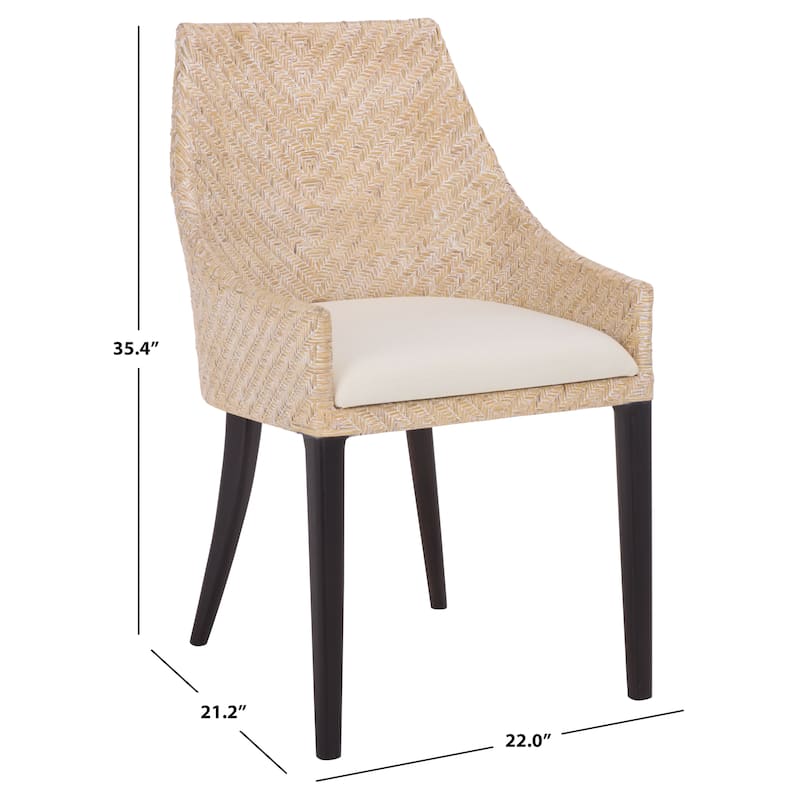 SAFAVIEH Home Riko Arm Chair - 22"W x 21"D x 35"H