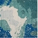 preview thumbnail 10 of 25, SAFAVIEH Handmade Soho Cisca Abstract N.Z. Wool Rug 6' Square - Blue/Multi - Square