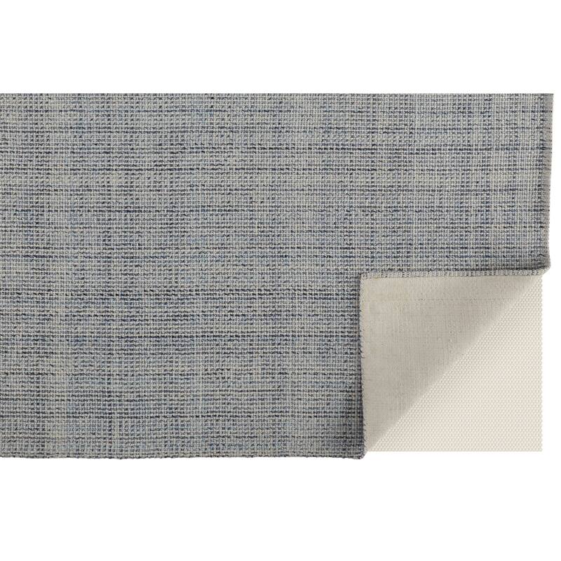 Siona Space Dyed In/Outdoor Flatweave, Dusty Blue, Area Rug