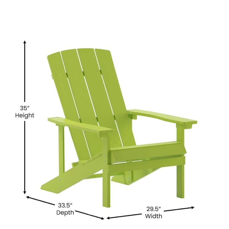 All-weather Poly Resin Wood Outdoor Adirondack Chair (Set of 4)
