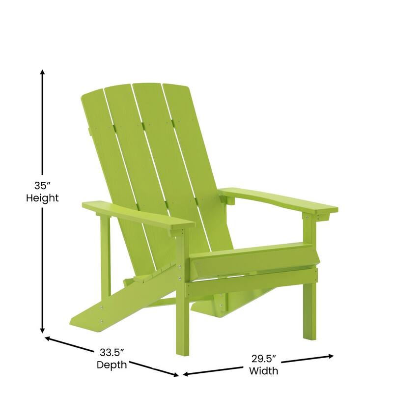 All-weather Poly Resin Wood Outdoor Adirondack Chair (Set of 4)