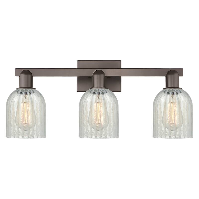 Innovations Lighting 716-3W-11-24 Caledonia Vanity Caledonia 3 Light - Oil Rubbed Bronze / Mouchette