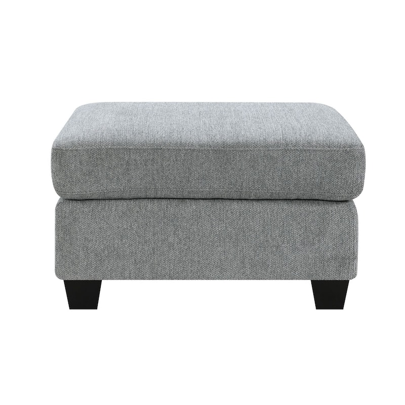 Baldwin 30" Ottoman, Dalton Graphite