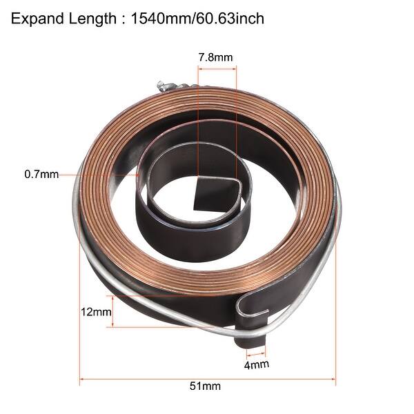 Shop Drill Press Quill Feed Return Coil Spring Assembly 1540mm 51x12x0 7mm 3pcs 0 7 X 12 X 1540mm On Sale Overstock 27576203