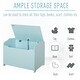 preview thumbnail 17 of 19, Qaba Kids Wooden Toy Storage Box Organizer Chest with Magnetic Hinge, Large Chest Space, & Groove Handle