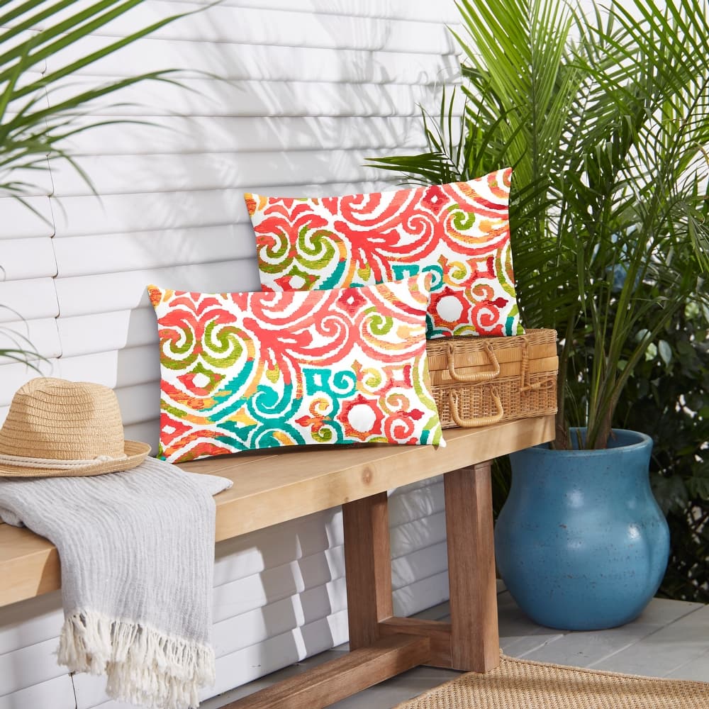 Multi Corded Indoor/ Outdoor Pillow Set (Set of 2)
