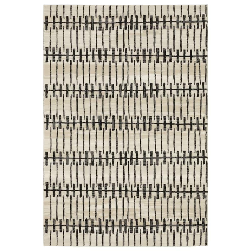 HomeRootsGeometric Modern Rectangle Area Rug