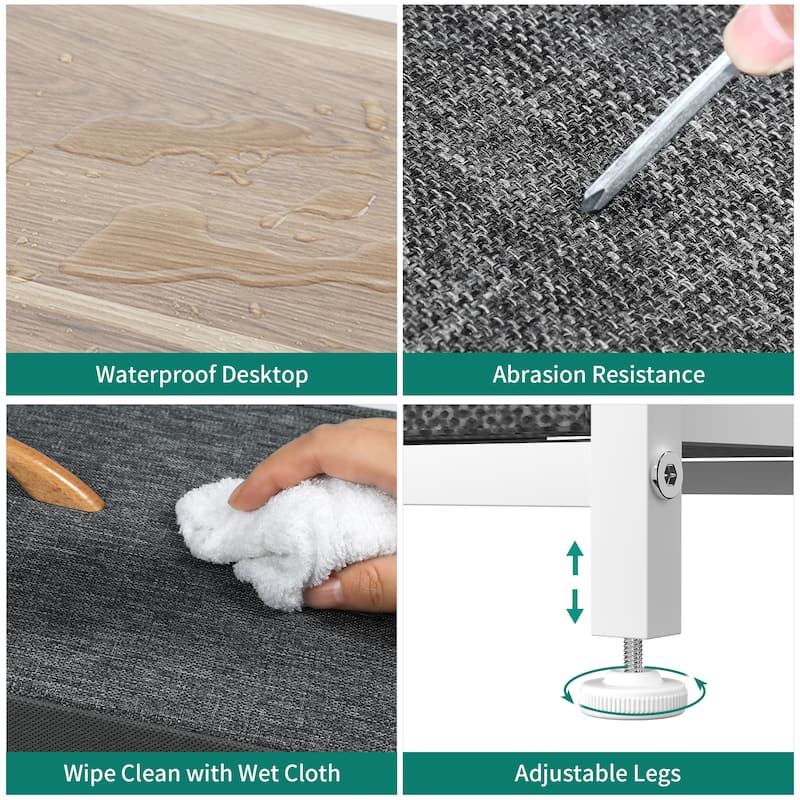 Modern Wide Dresser Storage Tower with 8 Drawers