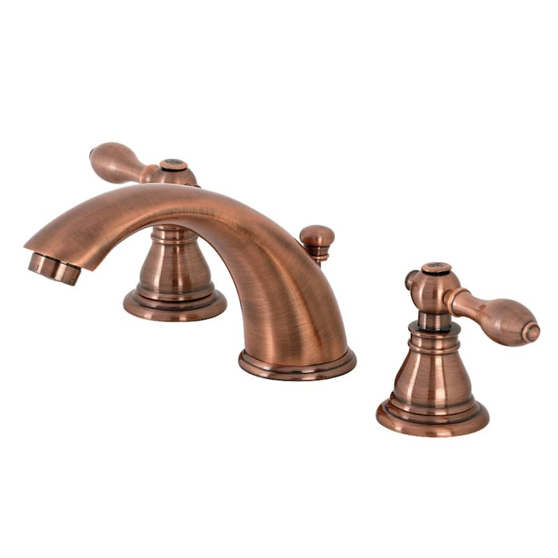Kingston Brass American Classic 8 in. Widespread Bathroom Faucet - Antique Copper