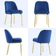 preview thumbnail 16 of 28, Ivinta Upholstered Dining Chair Sets of 2, Mid Century Modern Side Chairs with Spring