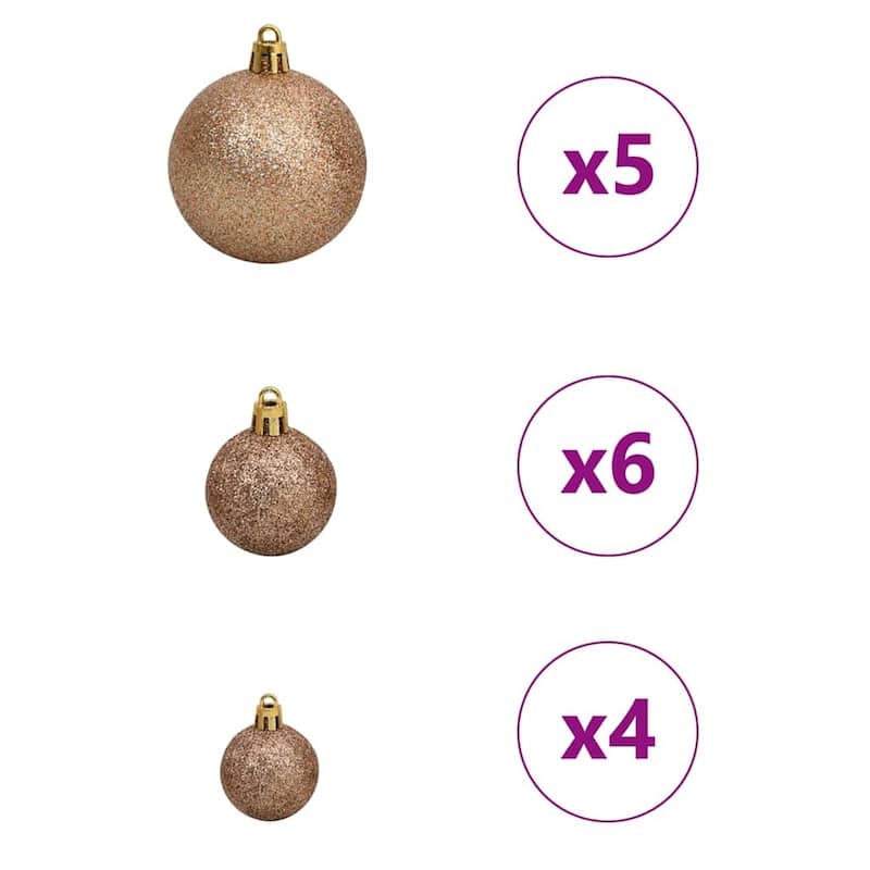 vidaXL Christmas Tree with Decorative String Lights