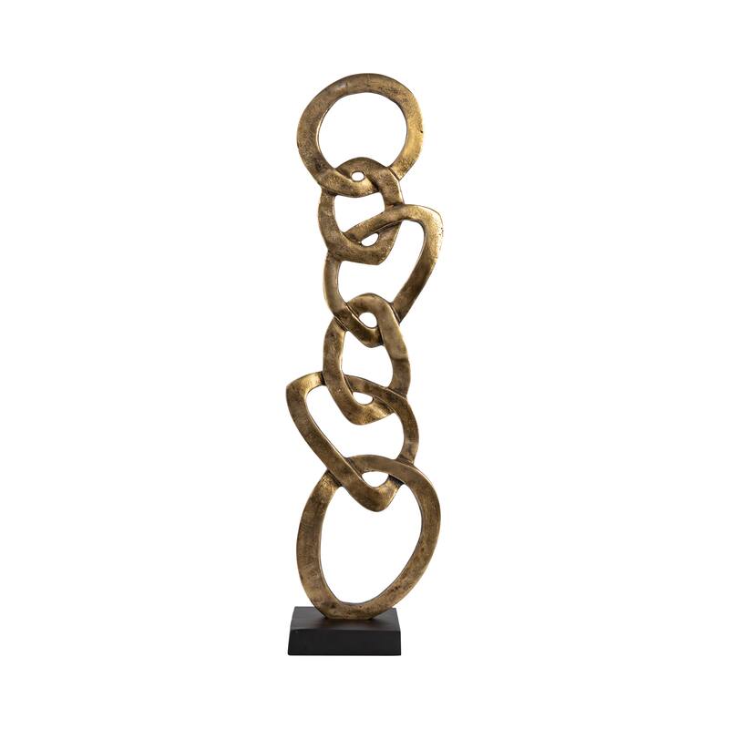 Sagebrook Home Aluminum Novelty Noida Statuary