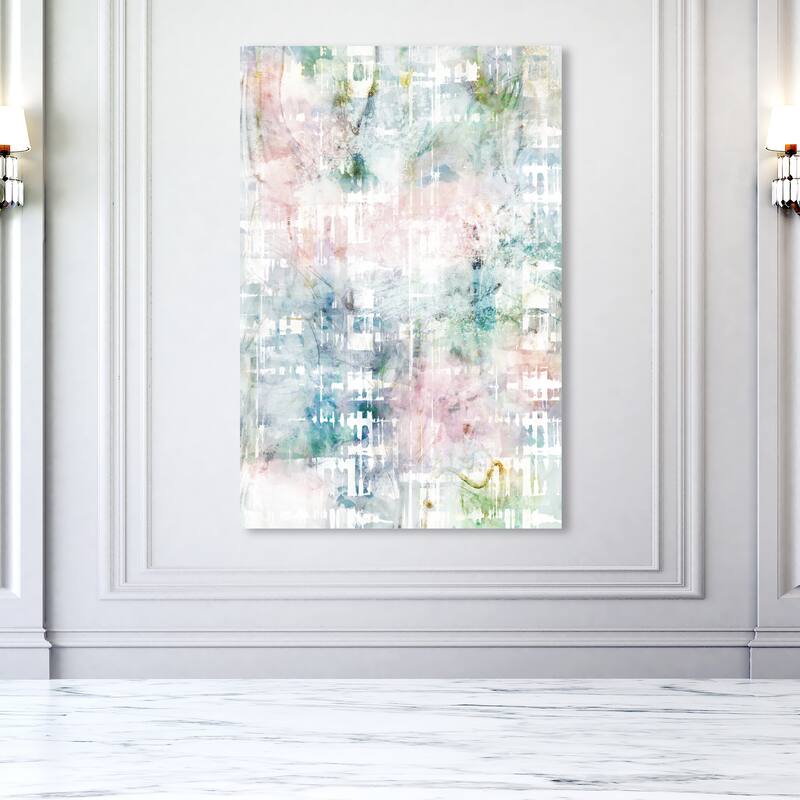 Wynwood Studio Abstract So Ready Pink and Light Pink Modern & Contemporary Wall Art Canvas Print - 54 x 36