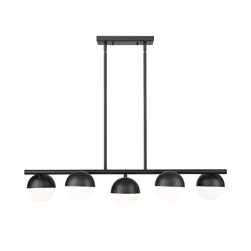 Z-Lite 7517-5L Realm Sphere 5 Light 42" Wide Linear Chandelier