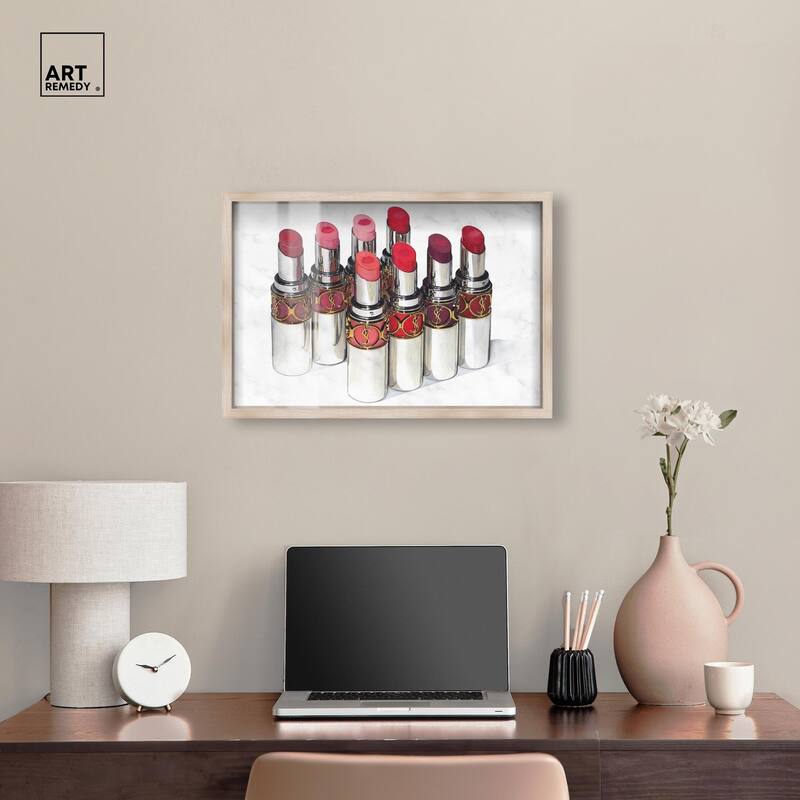 Doll Memories - Lipsticks 22 Shadowbox by Art Remedy