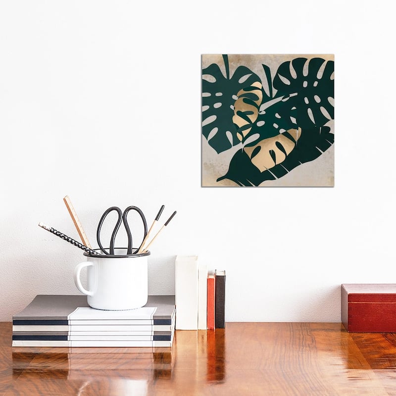 iCanvas "Leaf Art XVI" by Danilo de Alexandria Canvas Print - 12x12x1.5