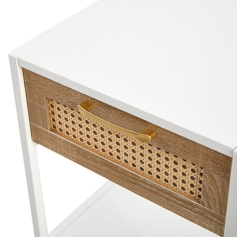 Rattan End table with drawer(1PCS)