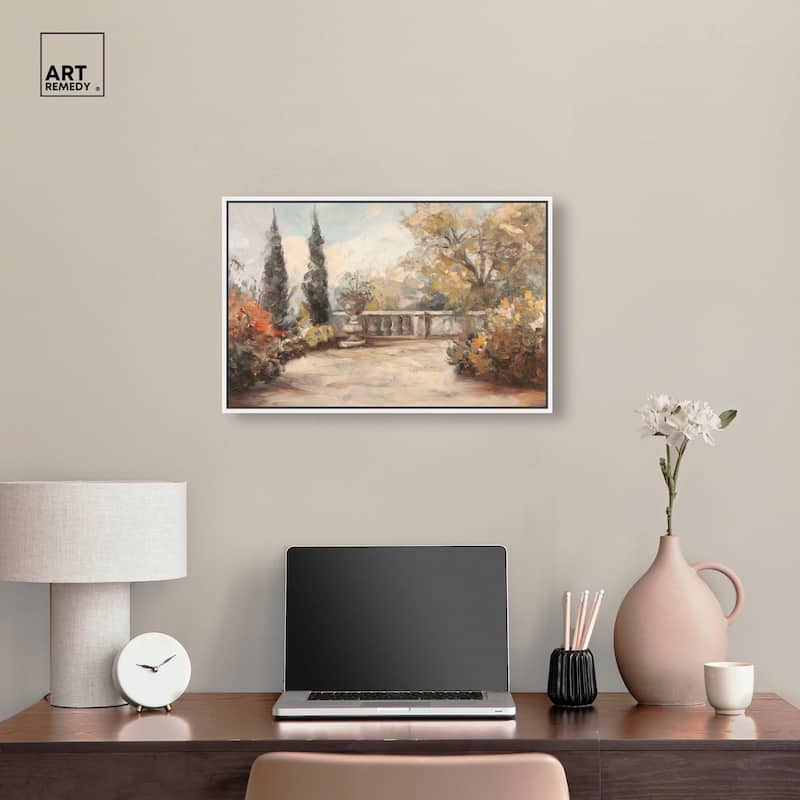 Autumnal Arbor Canvas by Art Remedy