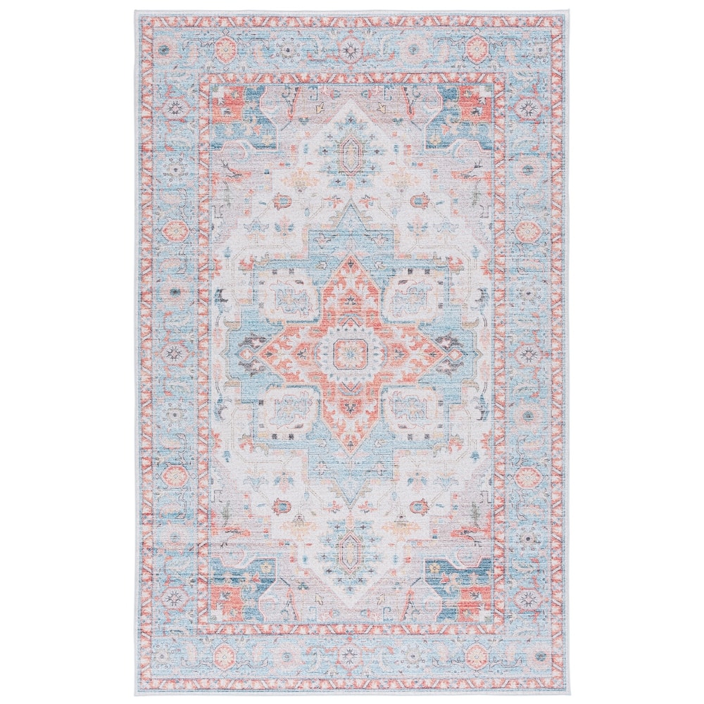 SAFAVIEH Tucson Ava Machine Washable Slip Resistant Shabby Chic
