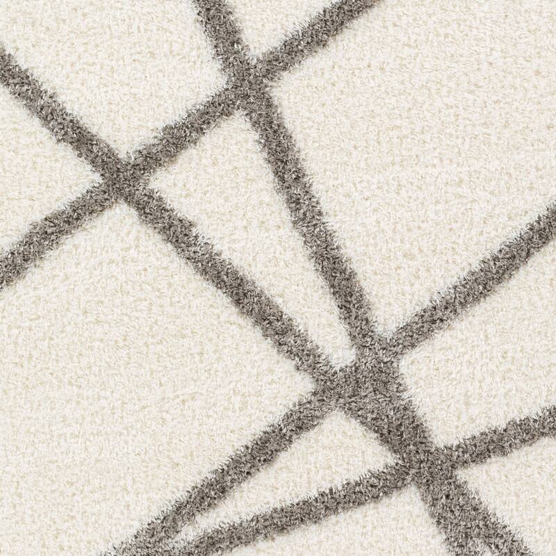 Livabliss Cloudy Graphic Stripes Plush Area Rug