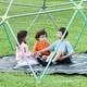 preview thumbnail 17 of 16, 12ft Geometric Dome Climber Play Center with Hammock