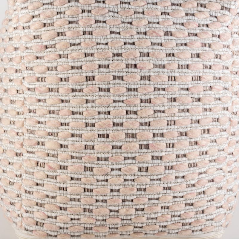 Artistic Weavers Belknap Textured Wool Global 18-inch Pouf