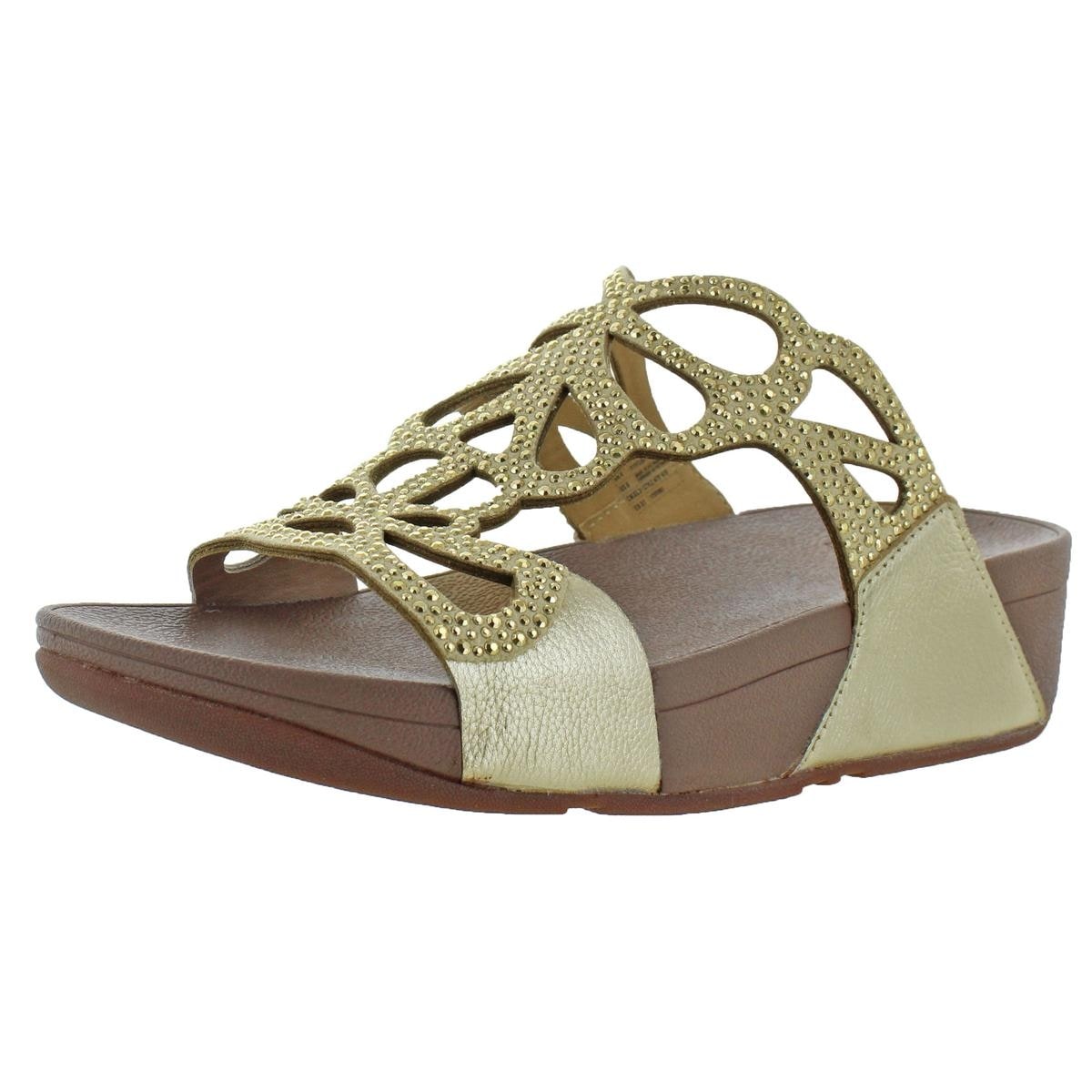 fitflop bumble crystal slide sandals