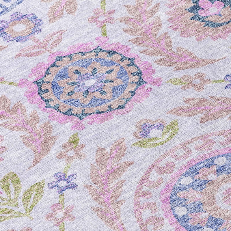 HomeRoots Floral Transitional Rectangle Outdoor Rug