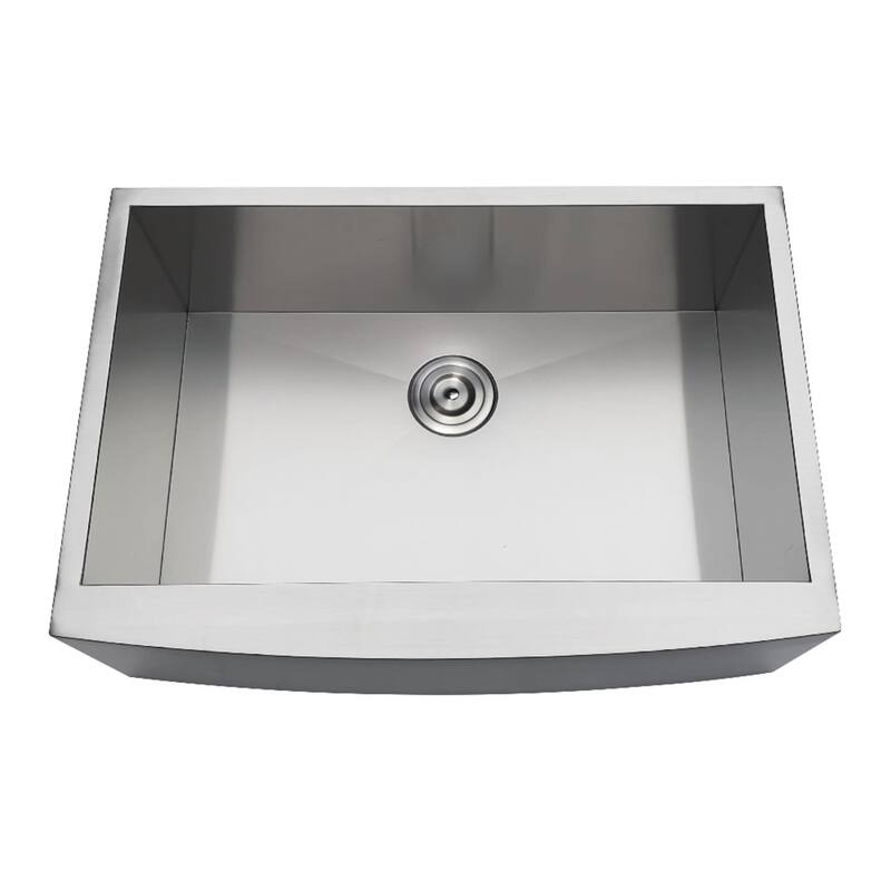 Kingston Brass Uptowne 30" Farmhouse Single Basin Stainless Steel - Brushed - Brushed