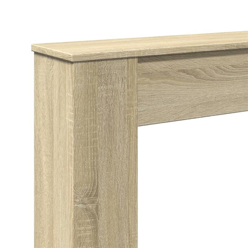 vidaXL Fireplace Surround 39.4x7.9x39.4" Engineered Wood
